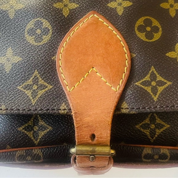 LOUIS VUITTON Cartouchiere SL 0940 Vintage Crossbody Messenger File Saddle Bag - Picture 5 of 16